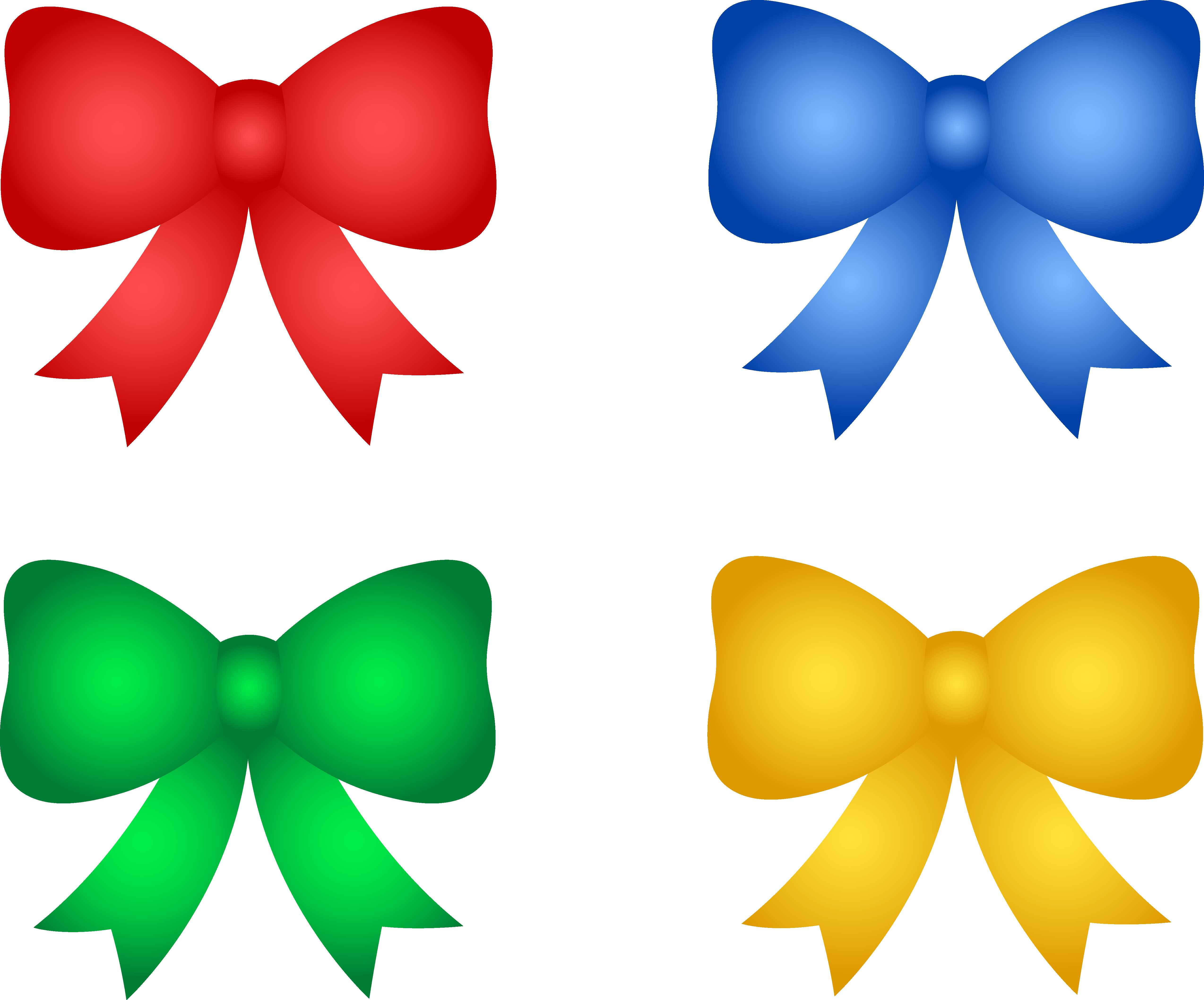 Bows Clipart - Tumundografico