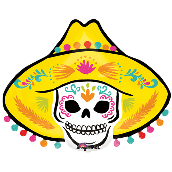Bannister ideas, skulls wearing sombreros sugar skull with ...