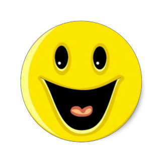 Laughing Face Stickers | Zazzle