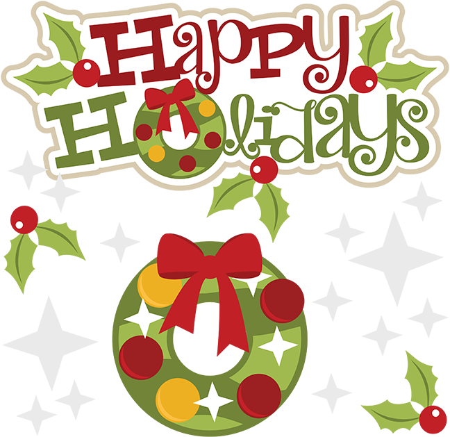 Happy holidays clip art clipart