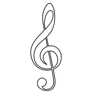 Treble clef clipart, cliparts of Treble clef free download (wmf ...