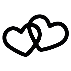 Hearts Silhouette | Silhouette of Hearts