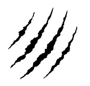 Lion Claw Marks Clipart