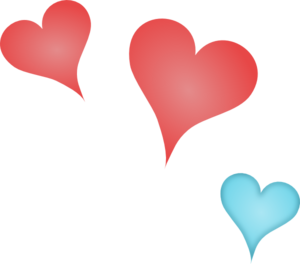 Three Hearts SVG Downloads - Love - Download vector clip art online
