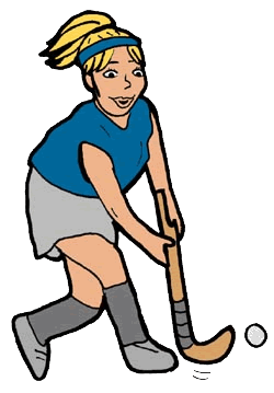 Field hockey clipart free