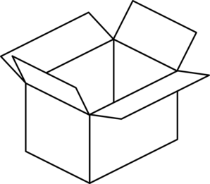 Cardboard Box Clipart - Tumundografico