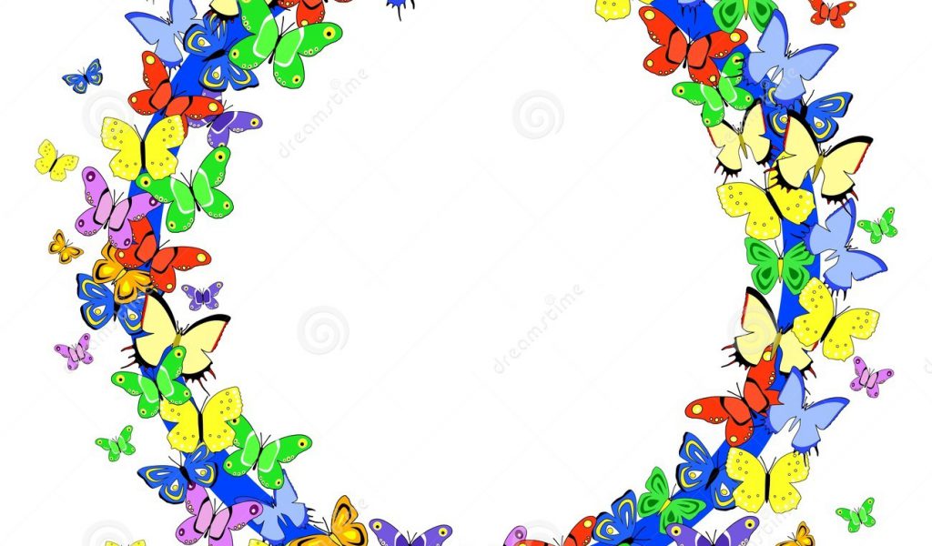 butterfly border clip art summer border clipart butterfly border ...