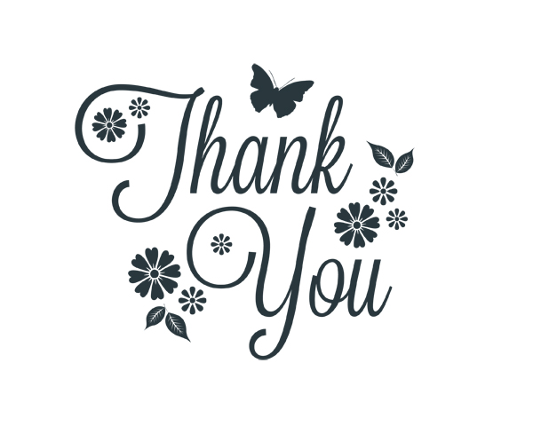Thank You 3 Word Art |