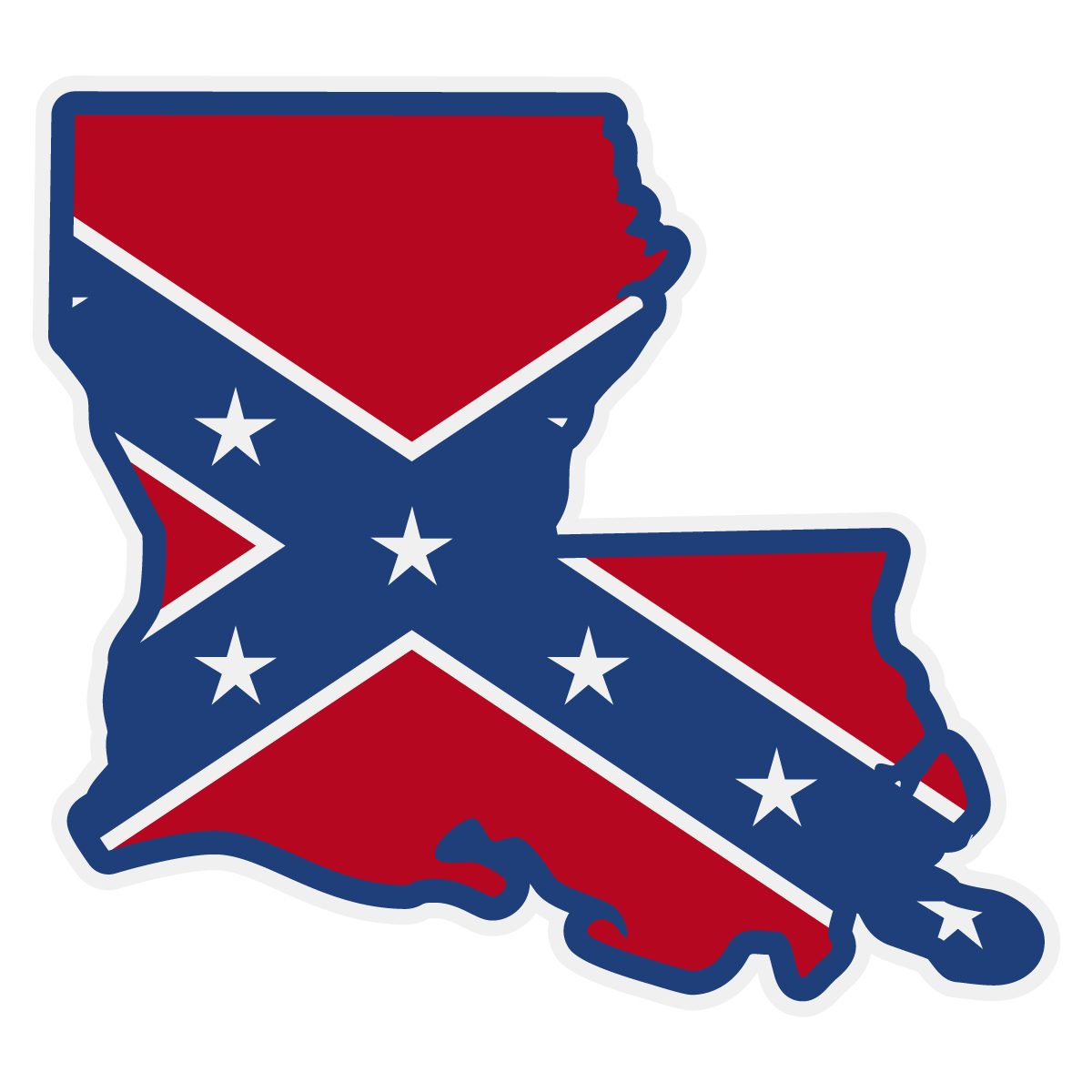 US Flag on Arizona Outline Decal