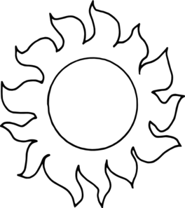 Clipart Sun Outline - Free Clipart Images