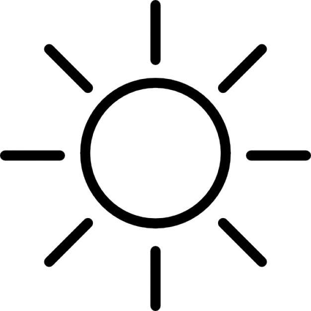 sunshine outline Gallery