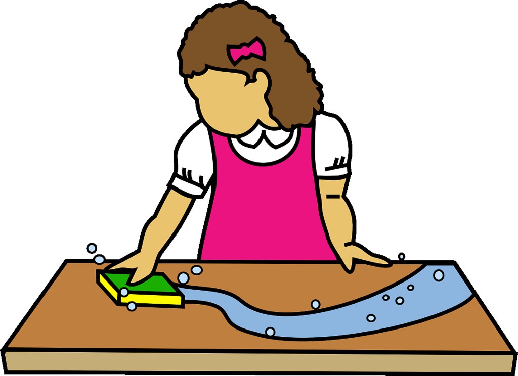 Setting a table clipart