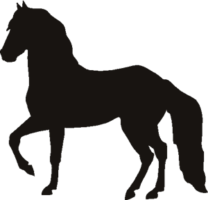 Horses - Animals - Shapes - Stencils