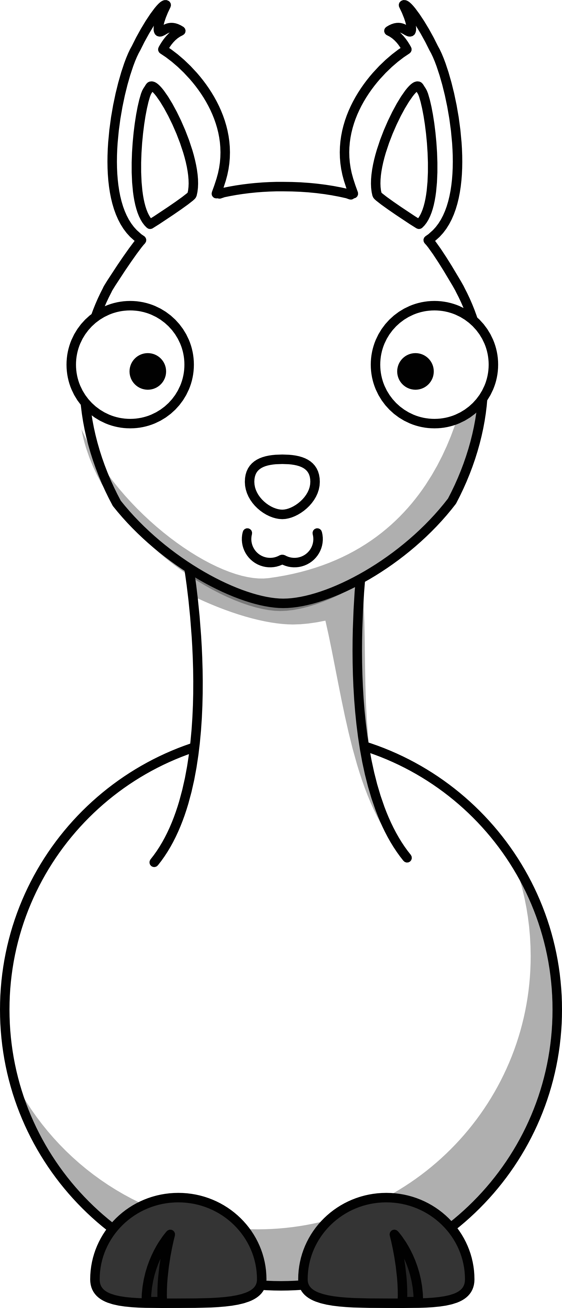 Alpaca cartoon clipart