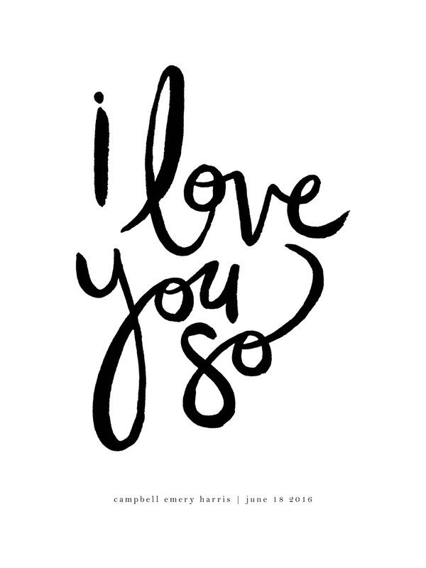 I Love You So | Love You So, Love ...