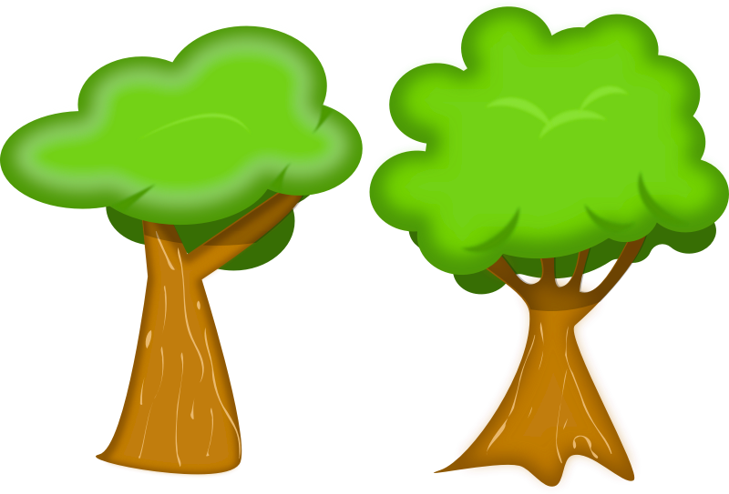 warna, kartun, pohon, alam SVG, PNG, WMF, EPS SVG, EPS, WMF, PNG ...