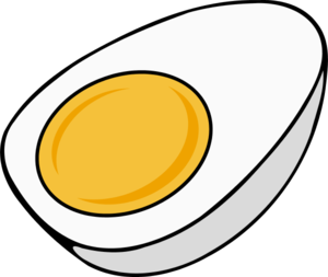 half egg - vector Clip Art