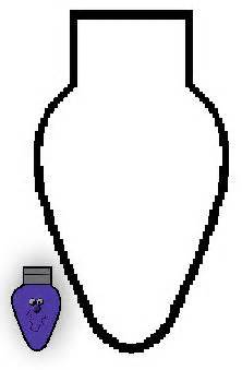 Christmas Light Bulb Template - Lighting