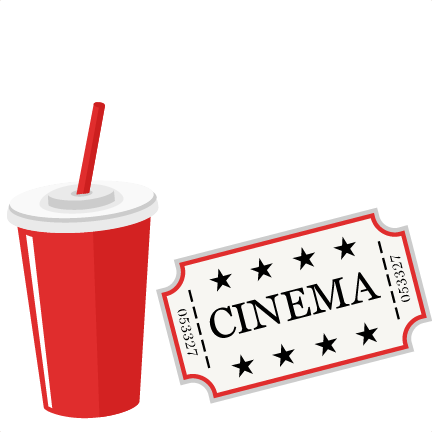 Movie Ticket and Soda SVG scrapbook cut file cute clipart files ...