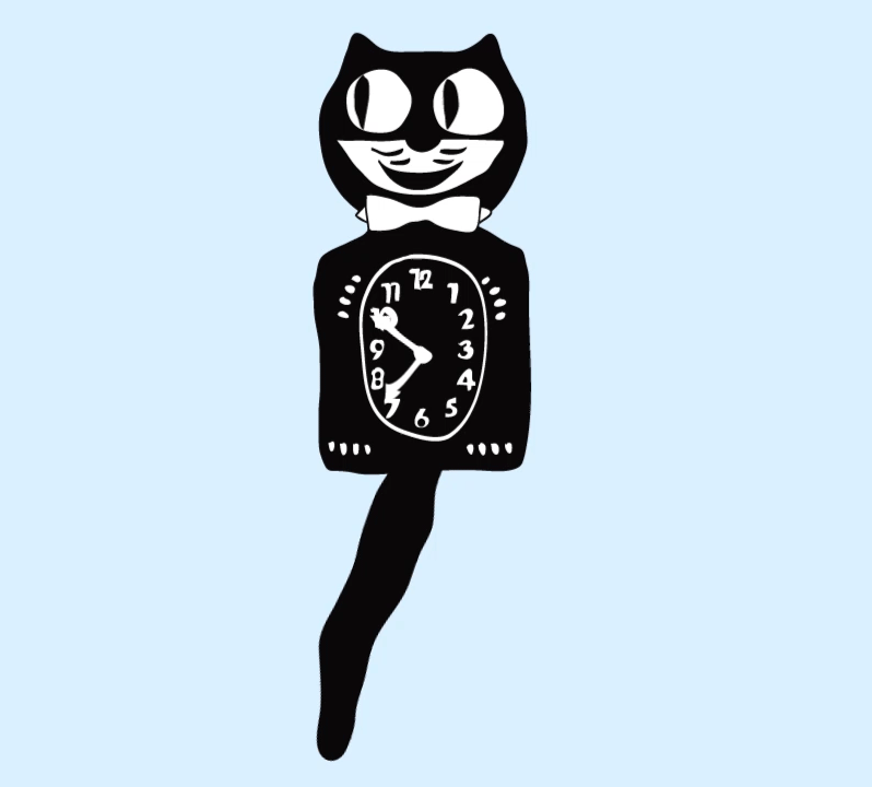 Cat Clock Animation GIFs - Find &amp; Share on GIPHY