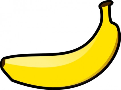 Banana clip art free vector in open office drawing svg svg ...