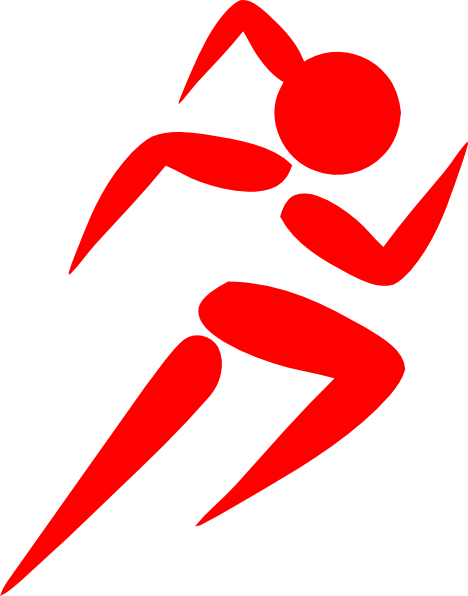 Girl Stick Figure Running - Free Clipart Images