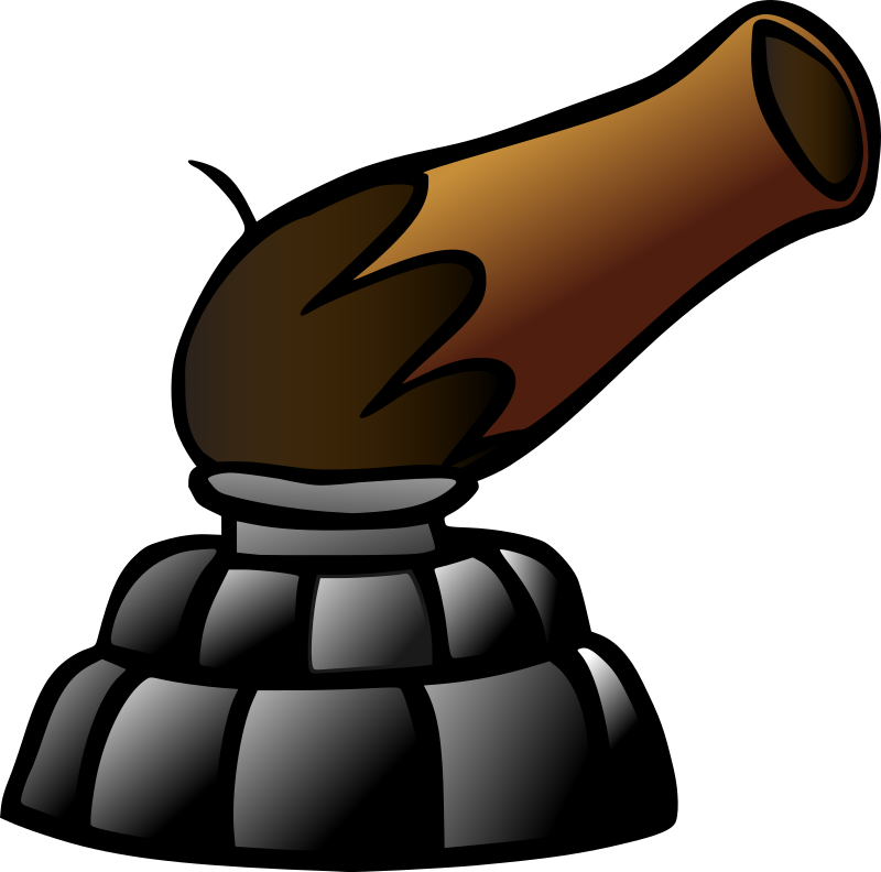Clipart - Cannon