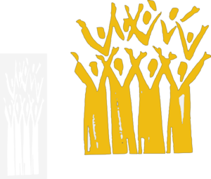 Gold Choir clip art - vector clip art online, royalty free ...