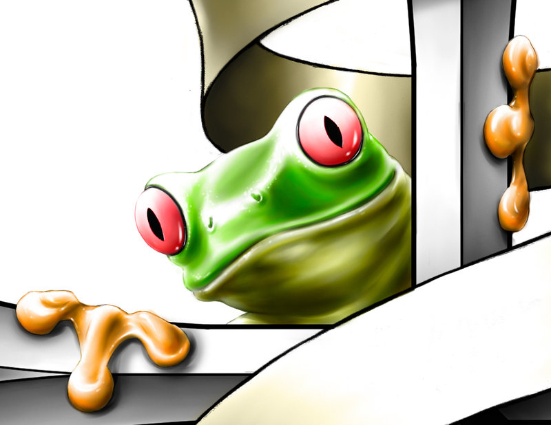 Frog Coloring Tattoos