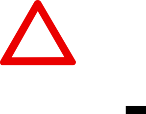 Blank Warning Sign Clip Art - vector clip art online ...