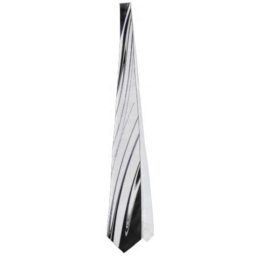 Abstract Black and White Splash Necktie / Tie from Zazzle.