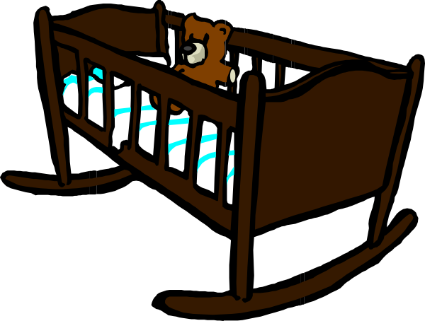 Brown Crib Clip Art Vector Clip Art Online Royalty Free ...