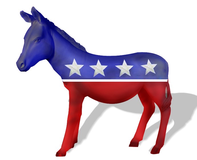 Democratic Donkey Mascot Statue GOP Democratic Donkey Statue ...