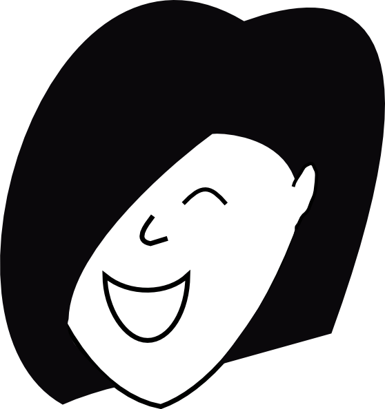 Happy Woman clip art Free Vector