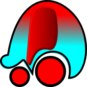 Red Purple Car Icon clip art - vector clip art online, royalty ...