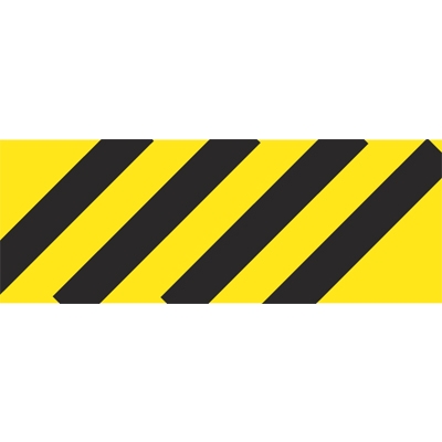 Striped Warning Tape from Labelmaster