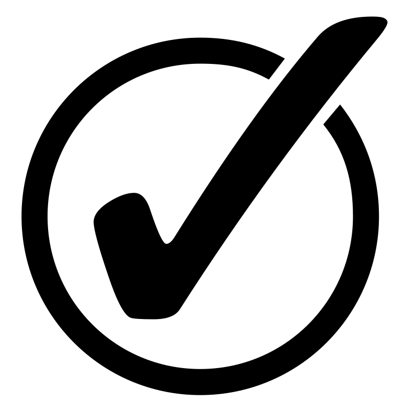Clipart - checkmark_on_circle