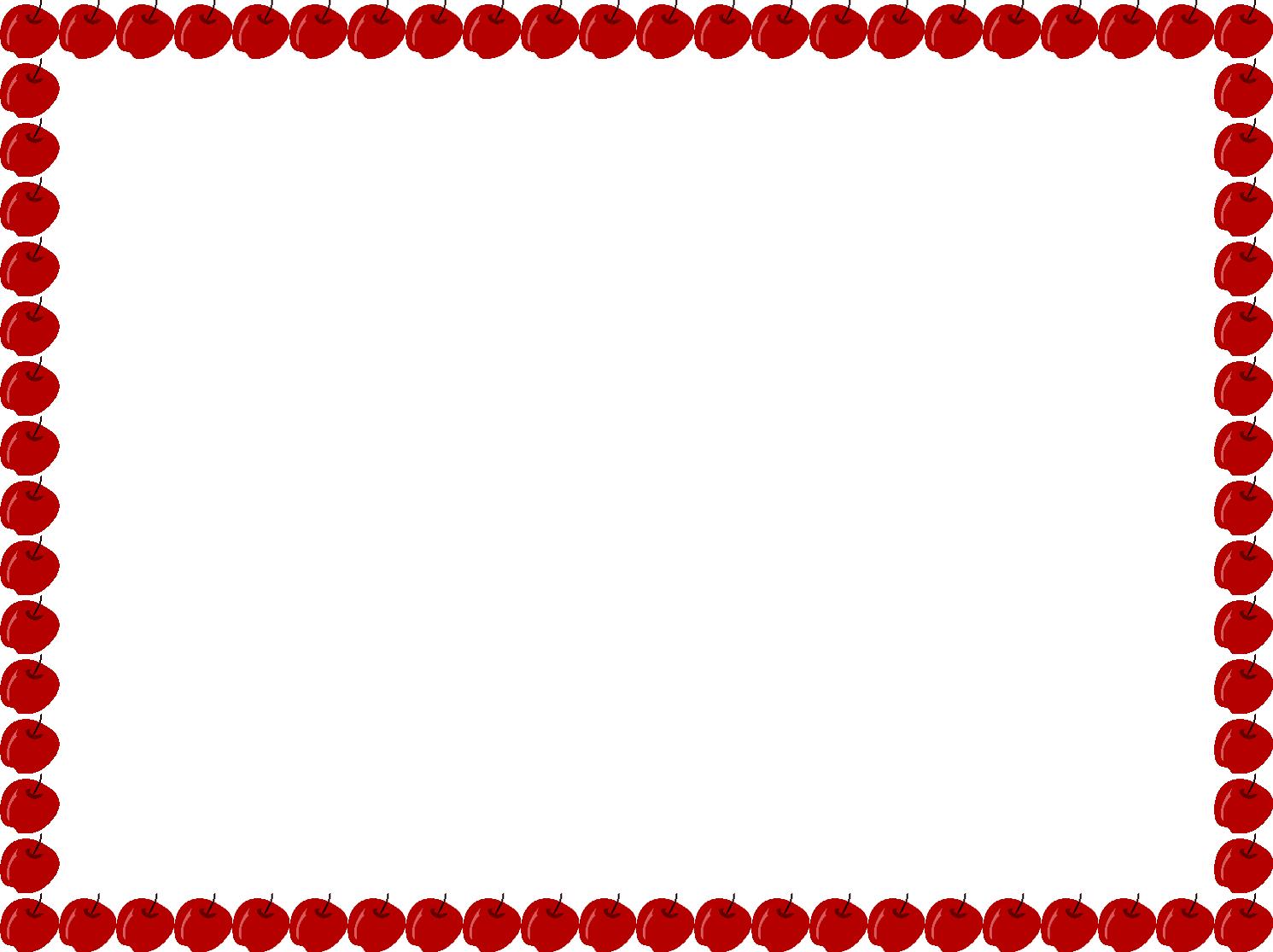 Apples Border Clipart