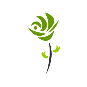 Flower Clipart - Blue Depressed Rose with Black Background ...