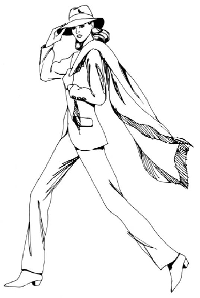 Woman Line Drawing