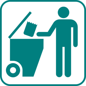 Recycling Bin Icon clip art - vector clip art online, royalty free ...