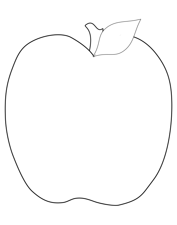 Apple Leaf Template