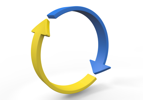 Turn / two / Arrow | Arrow image | Free material