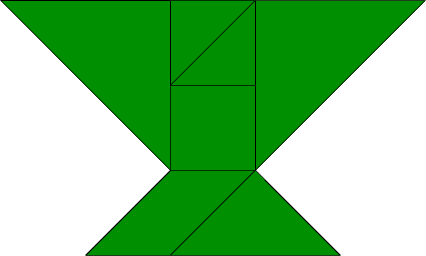 Tangram pohár - ?ešení