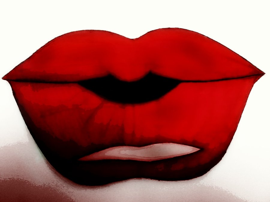 Candy Apple Red Lips