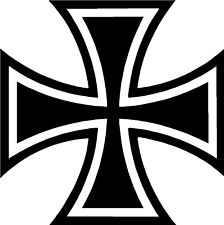 Maltese Cross Decal