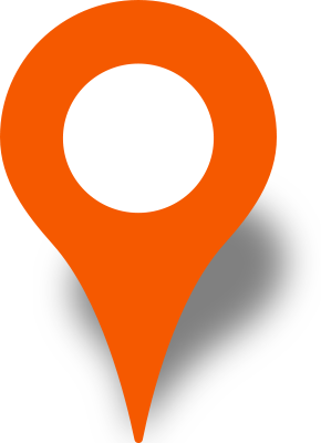 Simple location map pin icon navy blue free vector data | SVG ...