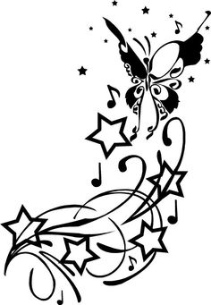 Tattoos | Tattoo Ideas, Butterfly Tattoos and Star Tatto…