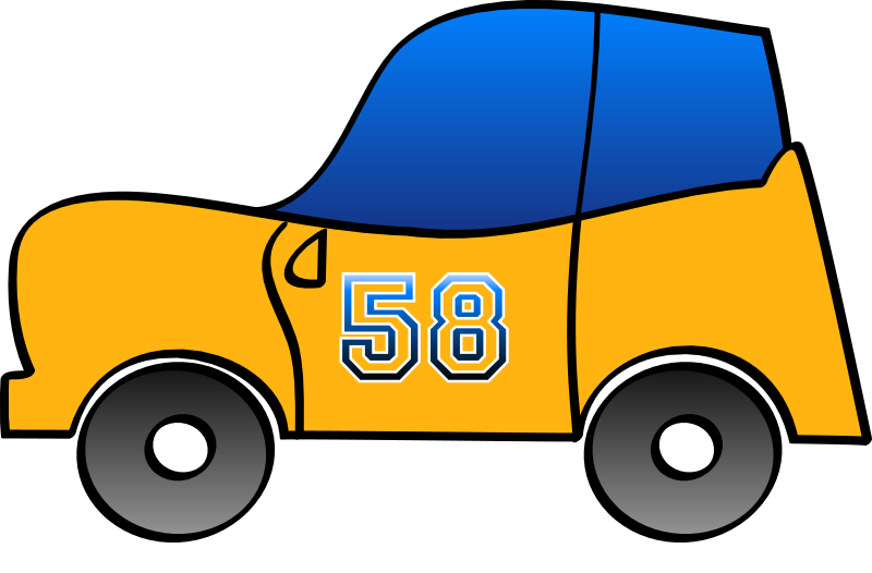 Yellow Car Clipart