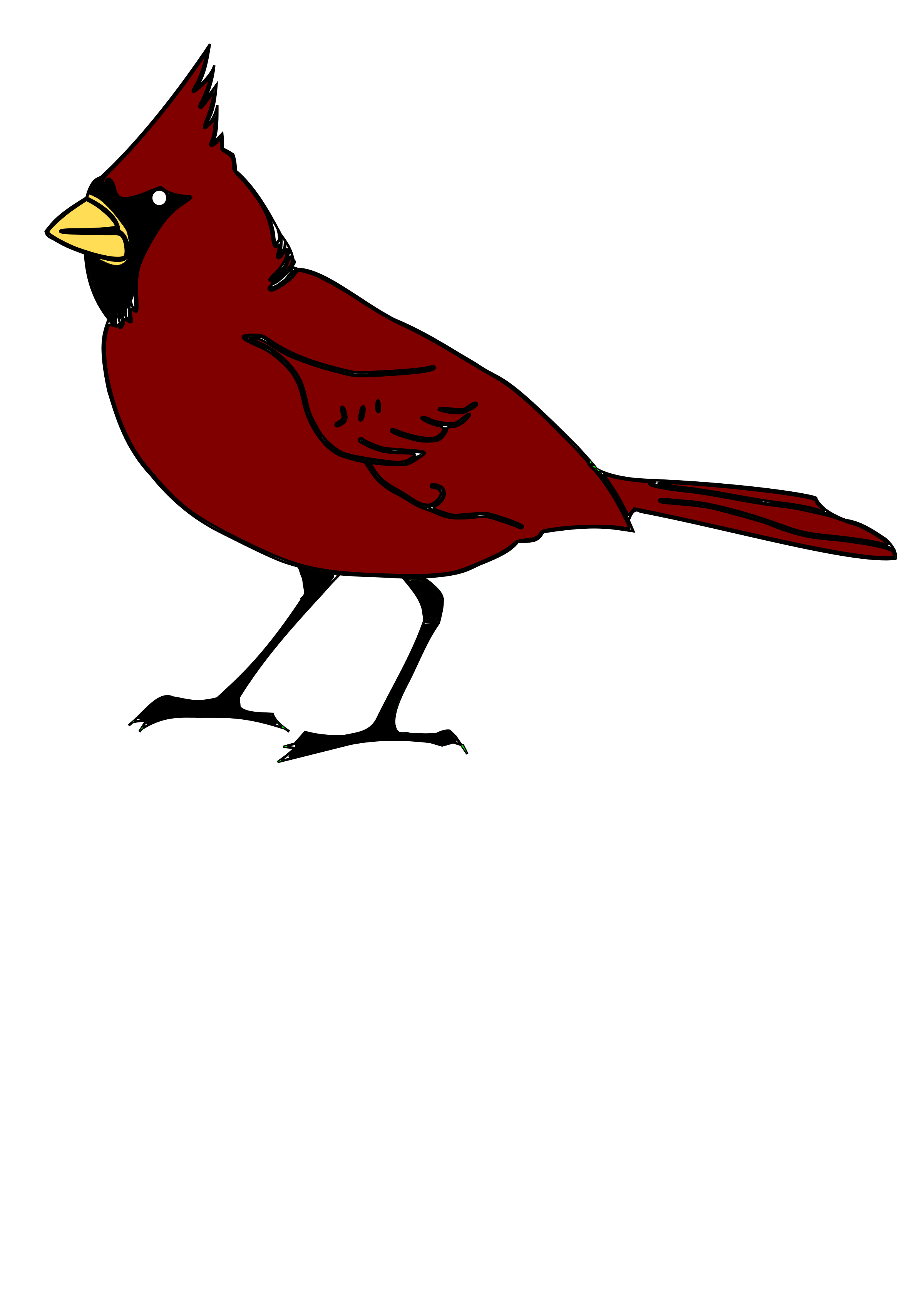 Cardinal clip art clipart - Clipartix